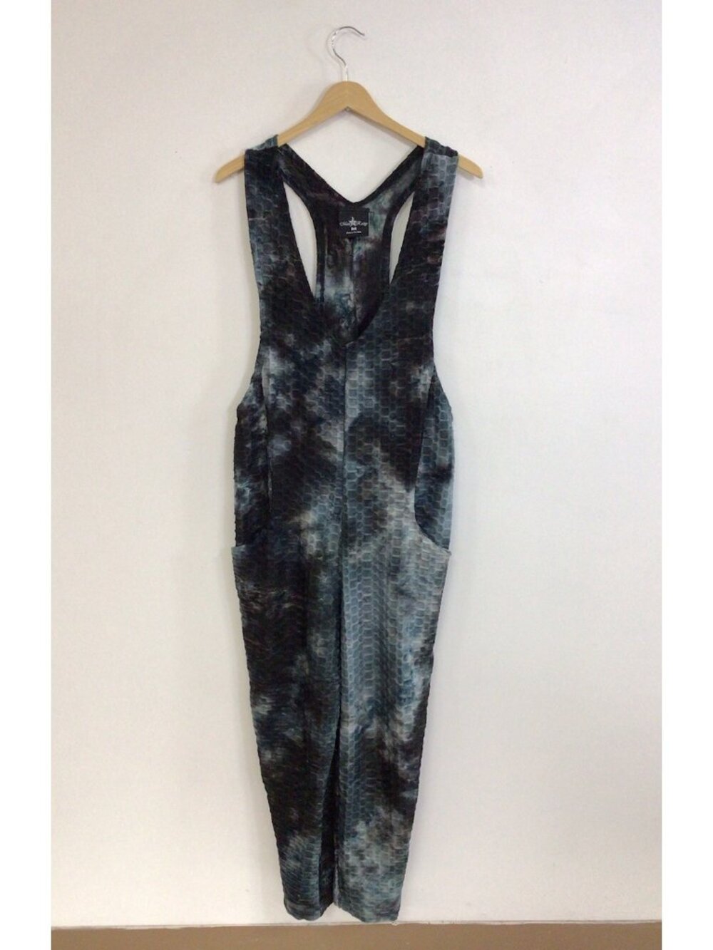 Max Razy Overalls 90s Y2k Tie Dye Boho Womens Medium